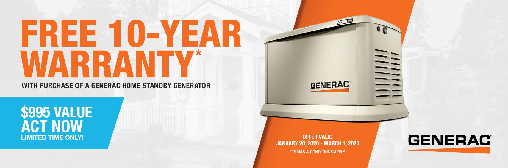 Homestandby Generator Deal | Warranty Offer | Generac Dealer | Mt Olive, AL